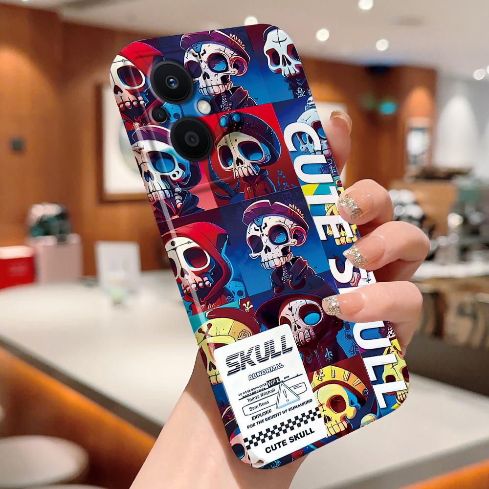 Все включено Пленка Чехол для телефона Мультяшный Модный дизайн Жесткий Чехол Полная защита Защита камеры для OPPO A60 A96 Reno12 Realme C53 C75