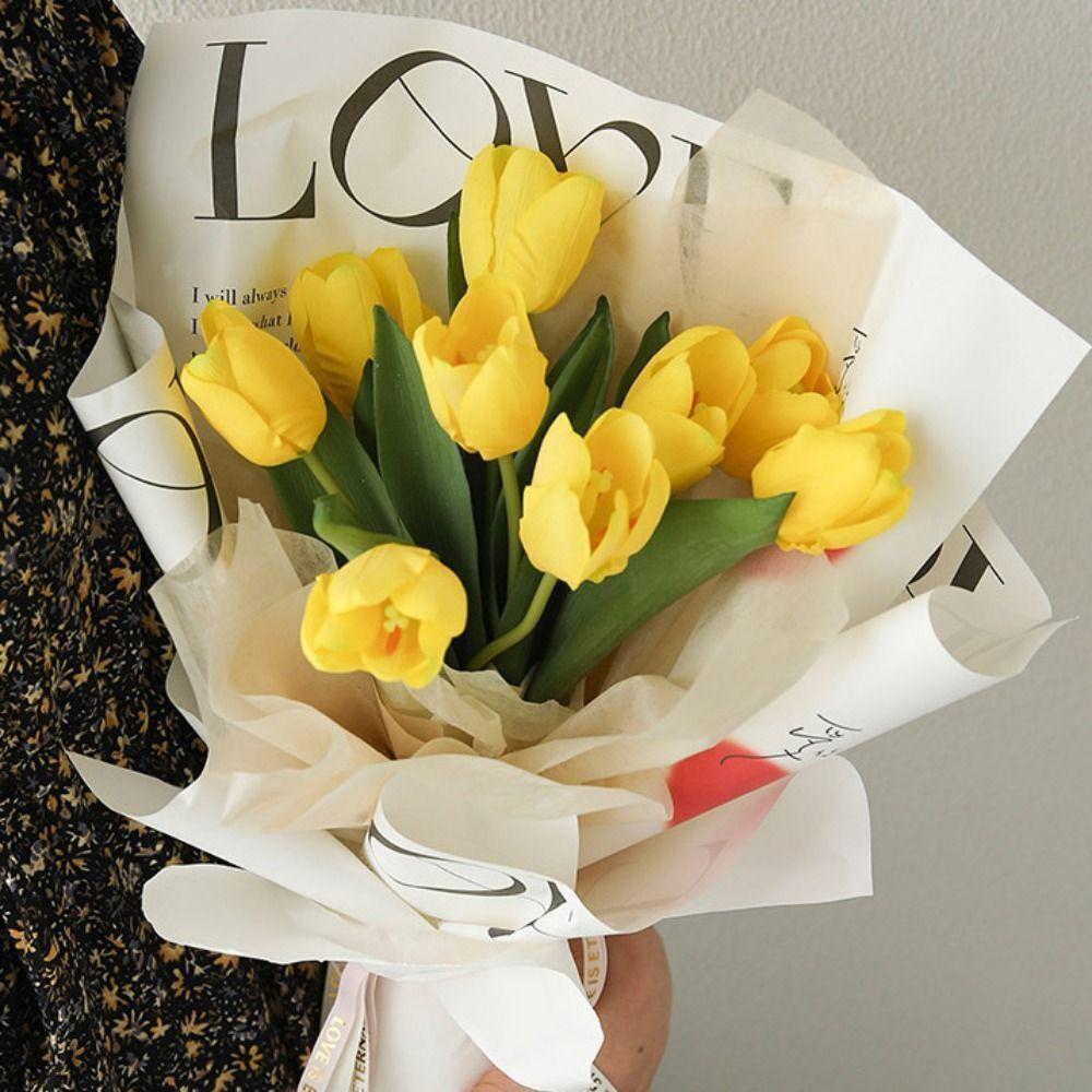 38 шт. Водонепроницаемая упаковочная бумага для цветов, материал для упаковки свадебных букетов, портативная декоративная бумага