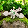 3D Printed White Fox Figurine Movable Joints Winged Fox Figure Articulated Animal Model Fidget Toy Desktop Decoration Ornament