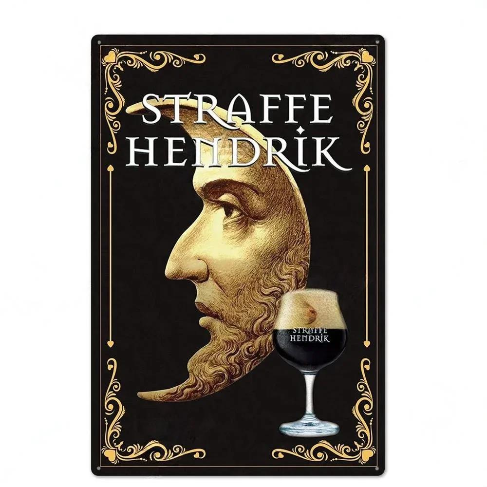 Винтажная вывеска пивного бренда Металлическая жестяная табличка Металлический постер Декоративная табличка Домашний декор Мужская пещера Бар Паб Мастерская Настенное украшение