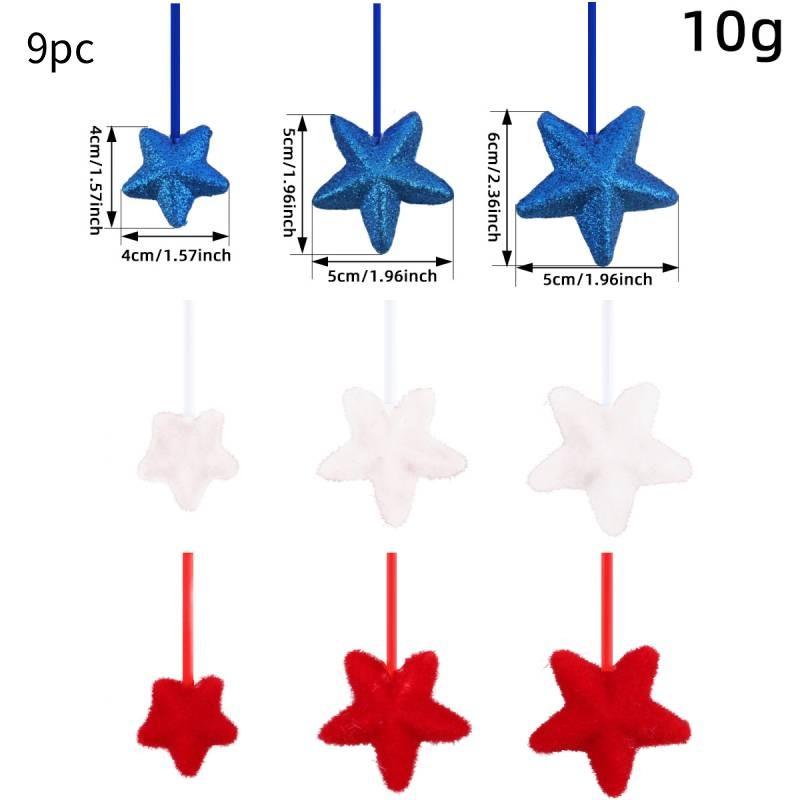 Day Independence Star Shape Fairy Stick Hanging Decorations Event Props Party