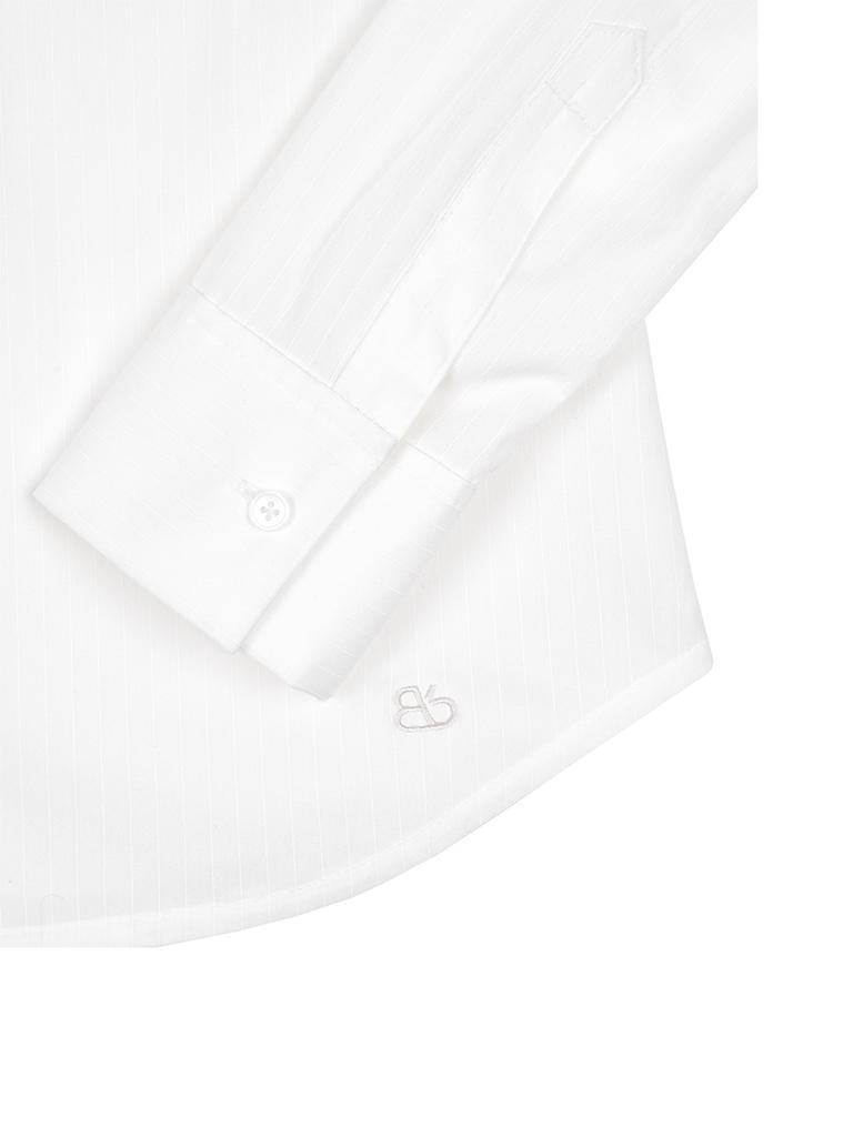 Рубашка BENETTON Stretch Стандартный крой (Белый с оттенком)