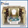 Знаменитый Замок из Фильма MOC Строительные Блоки Сцена Классная Комната Ванная Общая Комната Модель Коллекция Кирпичиков Игрушки для Витрины Праздничные Подарки