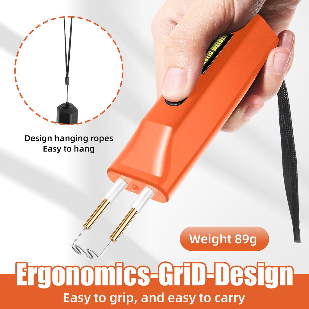 Пластиковый сварочный аппарат, Беспроводной ручной набор для сварки пластика с 400 скобами, Портативный мини-сварочный аппарат для автомобильного бампера