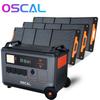 Oscal PowerMax 6000 Портативная электростанция 6000 Вт 3600 Втч LiFePO4 Расширяемый солнечный генератор с 4 розетками переменного тока