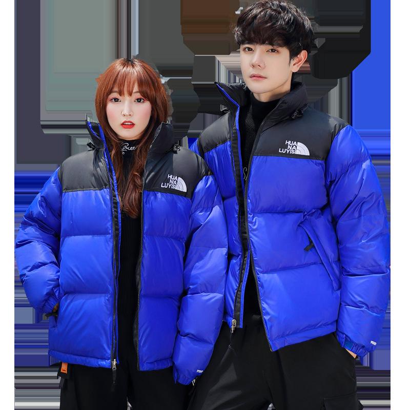 Осенне-зимнее мужское повседневное свободное хлопковое пальто средней длины