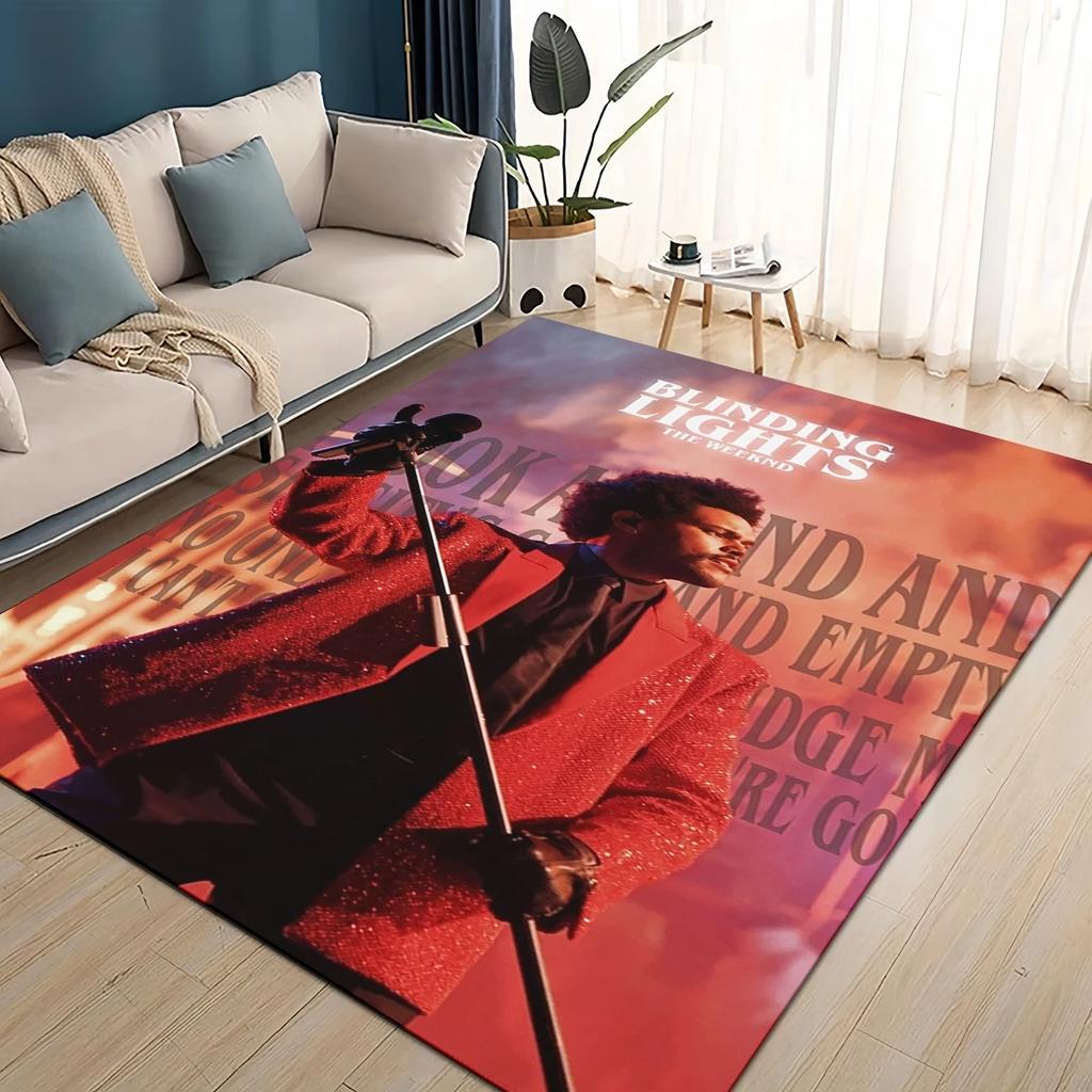 3D THE WEEKND, XO Альтернативный R&B Абель Тесфайе Ковер для Гостиной Спальни Дома Декорация Дивана, Детский Нескользящий Напольный Коврик