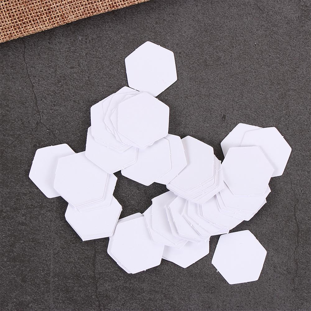 100PCS Sewing Accessories DIY Craft Hexagon Templates Patchwork Paper Garment Fabric Quilting