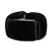 Unisex Aviator Hat Faux Leather Pilot Cap Winter Trapper Hunting Hat