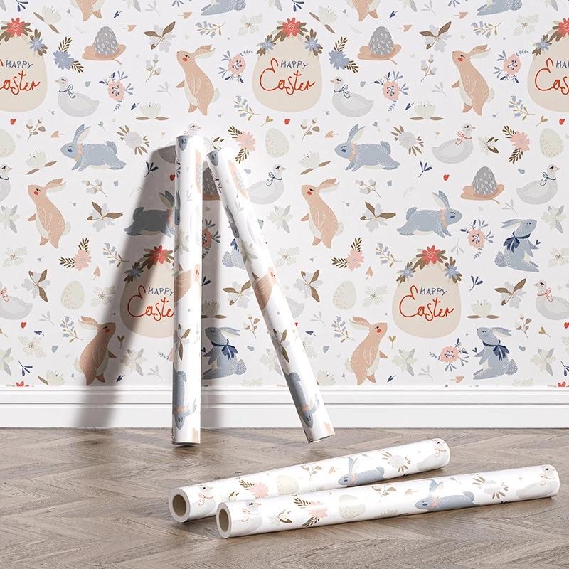 Креативный дизайн Осенний лист Наклейка на стену шкафа Спальня Гостиная Декор стен Бумажный шкаф Мебель Обои Домашний декор