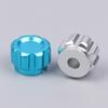 Simulator Button 20mm Metal Knob 6mm Holes for Steering Wheel Upgrade Racing Console DIY Gaming Environment