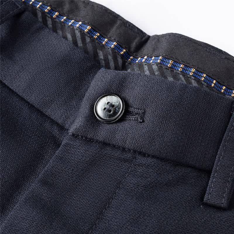 Мужские прямые брюки Luomeng в стиле business casual