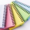 WTEMPO Small Spiral Pocket Notebooks Memo Pads for Home Office School Tearable Horizontal Line Notepads 5 Colored Notebooks 50 Sheets Per Notebook