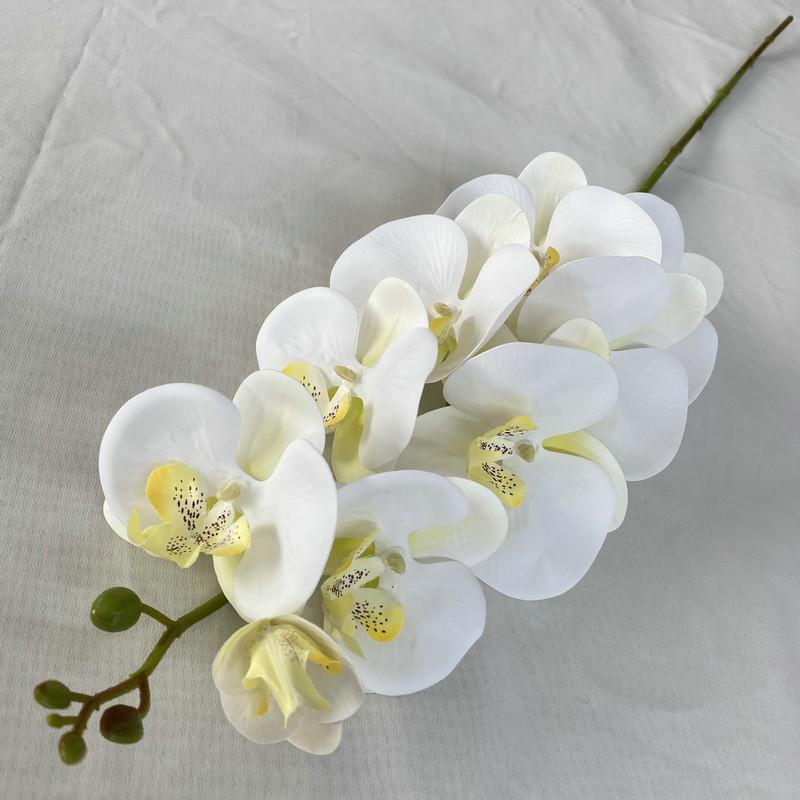 Phalaenopsis French 3d Artificial Flowers For Wedding Decor Home Display Hotel