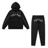 Спортивный костюм Trapstar Красный и Черный с вышивкой головы тигра - Повседневный набор Худи и Брюки для пар