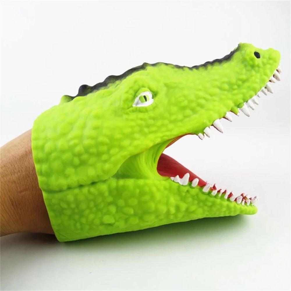 Props Finger Dolls Animal Toys Shark Dinosaur Animal Head Gloves Shark Hand Puppet Fingers Puppets