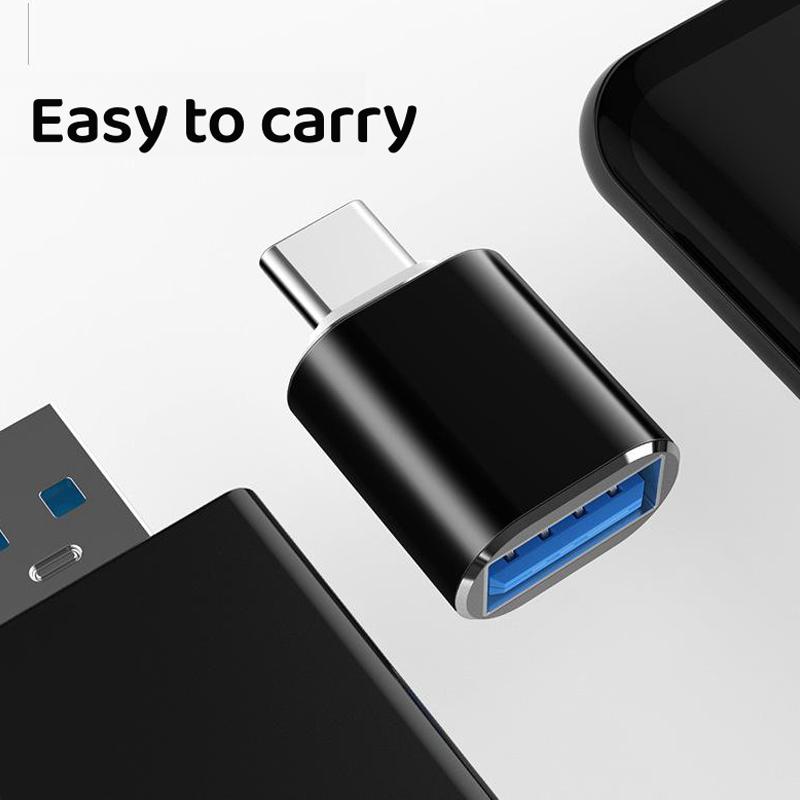 Адаптер USB C на USB 3.0 OTG Конвертер Type C для MacBook Pro/Air Xiaomi Huawei Samsung Считыватель флеш-накопителей Передача данных Телефон