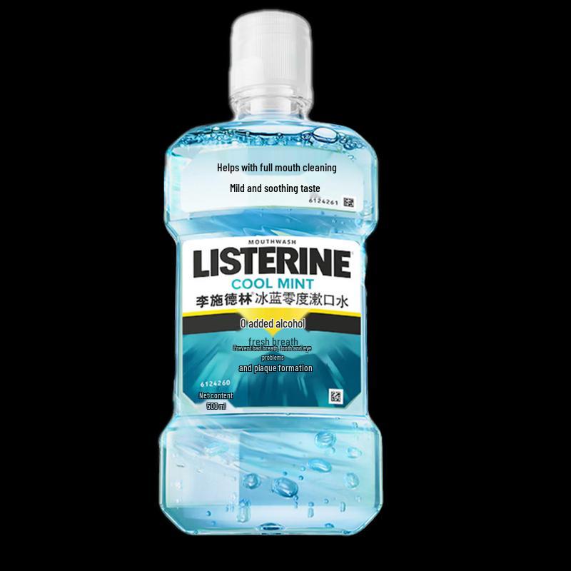 Listerine Освежающий мятный ополаскиватель для рта без спирта
