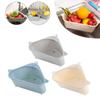 Multifunctional Corner Sink Drain Rack Shelf Suction Cup Sink Drain Basket Bowl Sponge Holder Kitchen Bathroom Storage Organizer