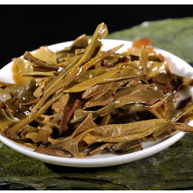 Юньнань Мэнку Сигуй 2021 Премиальный Древний Большое Дерево Пуэр Сырой Блин 357г