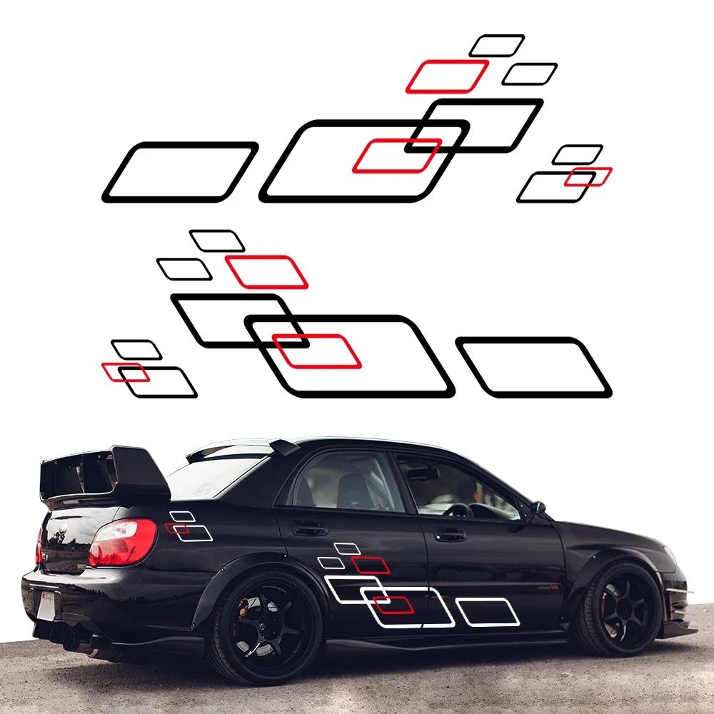 Car Side Door Sports Decor Decal Waterproof Auto Accessories for Subaru Impreza WRX STI GDB GVB VA Hatchback 2018 2009 2008