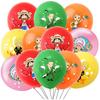 12‑60Pcs One Piece Anime Latex Balloons 12inch Cartoon Character Balloons Kids Birthday Party Decoration Baby Shower Festival Su