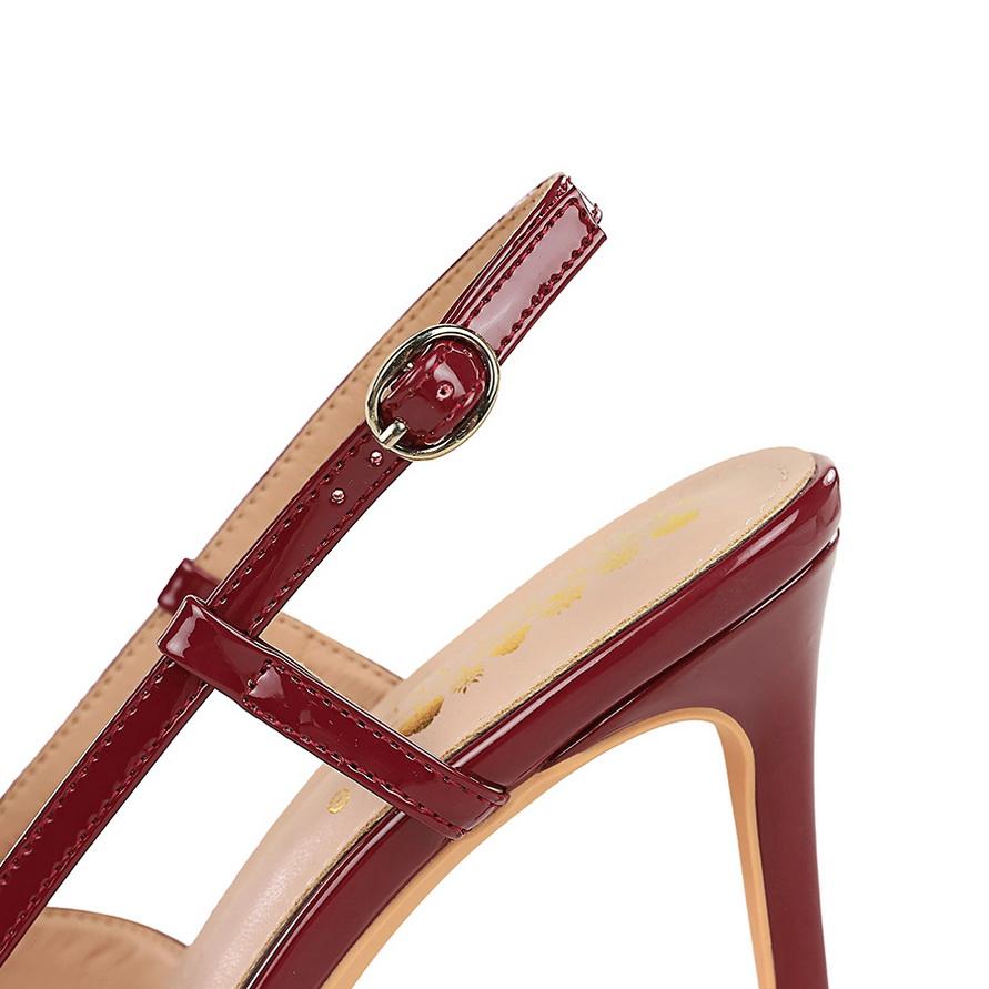 Туфли-лодочки, Тонкий каблук, Туфли на высоком каблуке с женственным темпераментом, Пустой задний ремешок, Женские туфли