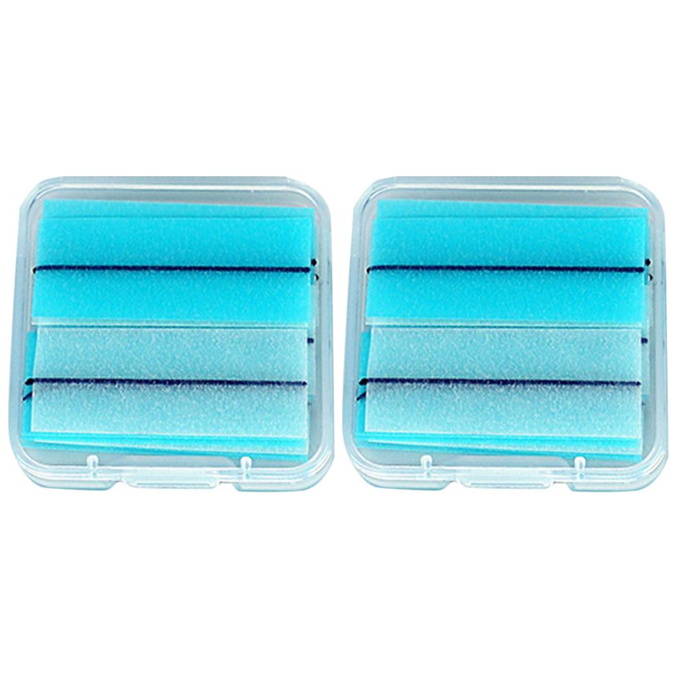 2 Boxes Self-Adhesive Strips for False Eyelashes Lash Glue Replacement Strips Clean Precise Application Fill Gaps Extend Wear
