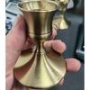 Изысканный гальванизированный рожок под свечу подсвечник практичный декор