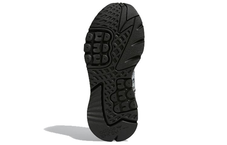 adidas Originals Nite Jogger J Низкие Детские Lifestyle Кроссовки Черные Подростковые EE6489