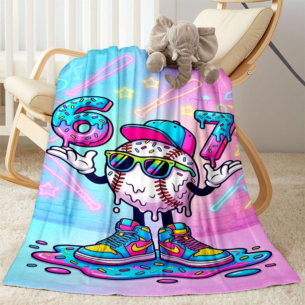 Sixty-seven Blanket,Suitable for sofas, offices, travel, living rooms, Gifts to relatives and friends, Blanket,Suitable for all seasons.