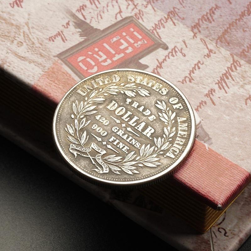Американские торговые серебряные доллары 1872 года, ретро-монеты, коллекция серебряных монет, памятные монеты