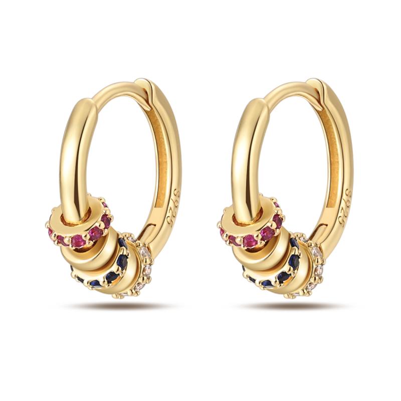 Классические серьги 925 пробы, серебряные звезды, луны, жемчуг, пчелы, золотые серьги-кольца для женщин, помолвка, день рождения, ювелирные украшения Proluxe, подарок