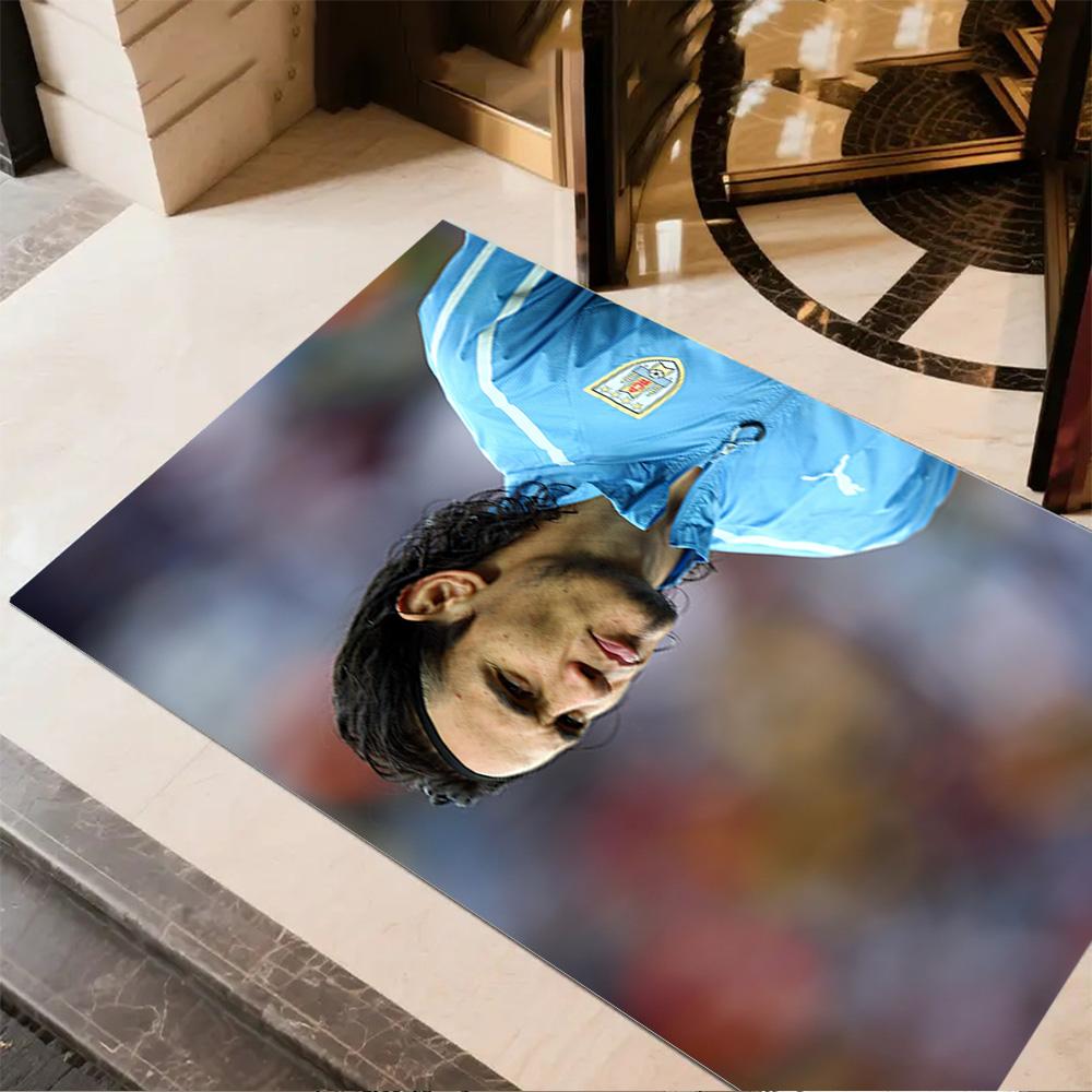 Ronaldo's Number Seven Jersey Floor Rug Office Rug Suitable for Dining Room Balcony Bedrooms Decorate room Anti-slip Rug Anime Office Decor