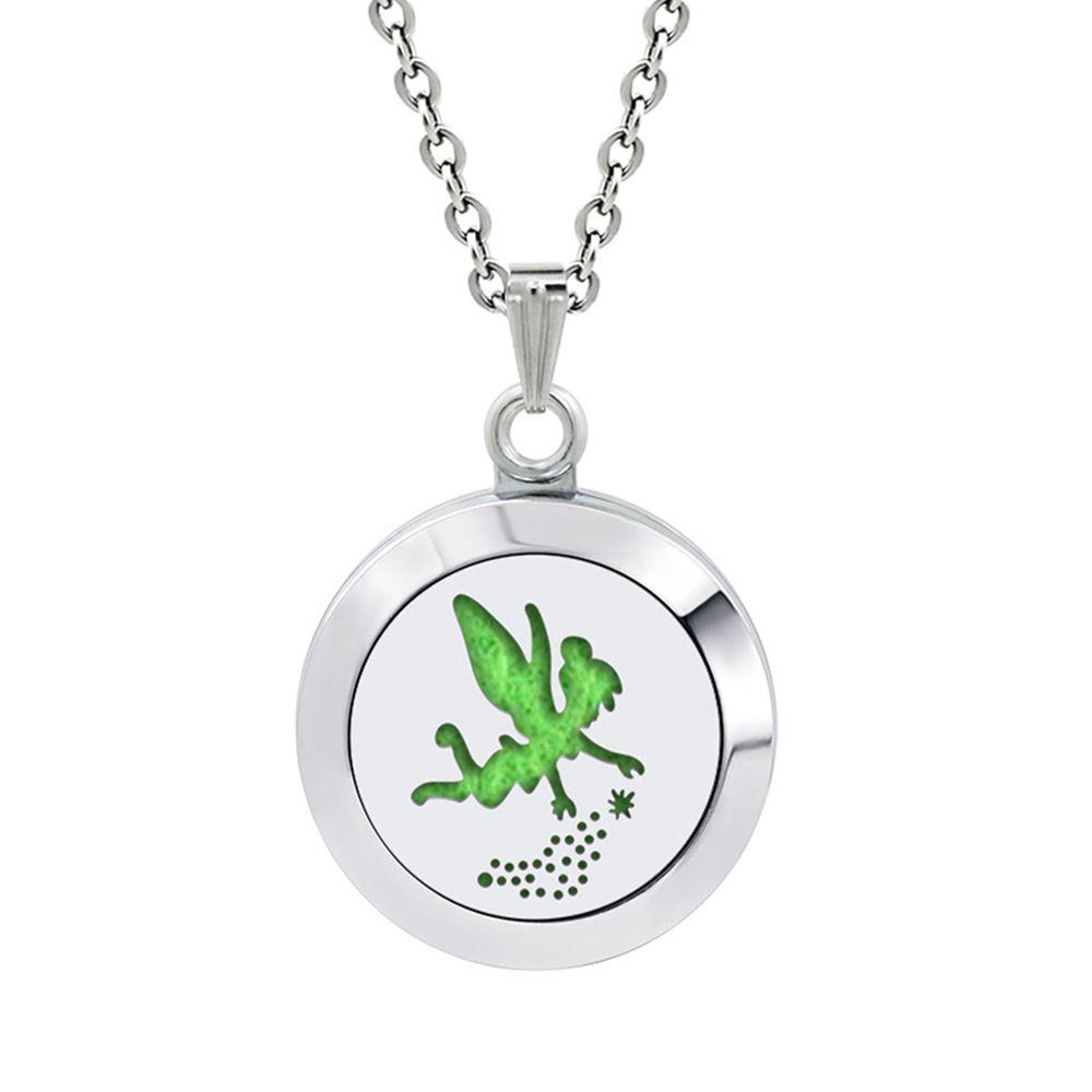 Кулон из нержавеющей стали для ароматерапии, подвески с ароматом, диффузор эфирного масла, ожерелье, ароматный медальон