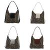 Chic Leopard Print Tote Bag For Women Large Capacity Stylish Shoulder Bag