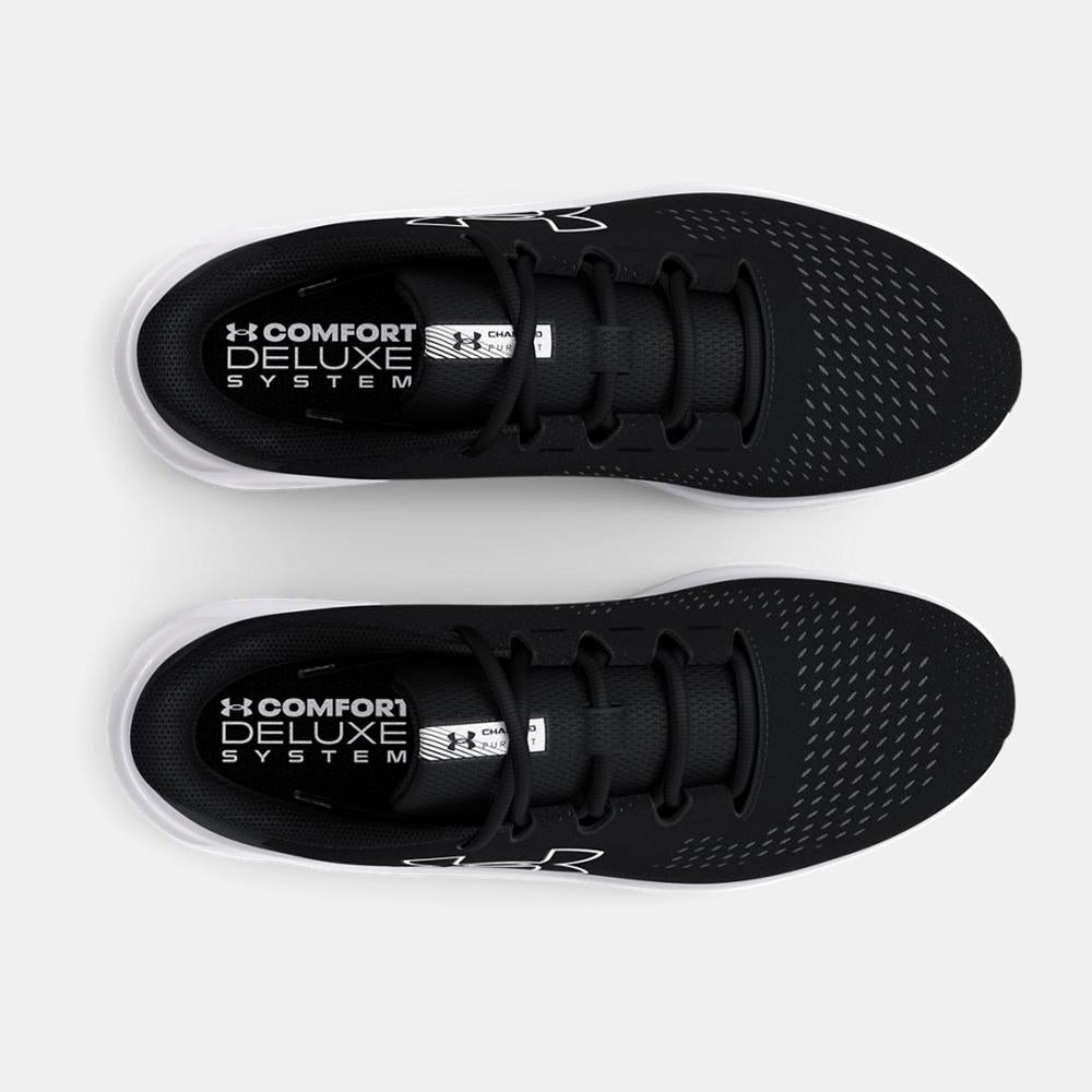 Sports shoes Under Armour black and white Charged Pursuit 3