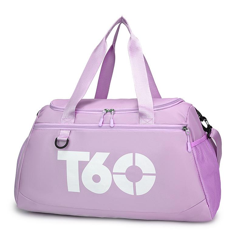 Multifunctional gym bag with separate compartments for wet and dry items, independent shoe compartment, multi-purpose travel bag, sports training