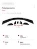 Chevrolet Corvette C8 (2020-2024) Tail Wing Spoiler for Modification