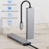 6 In 1 Type C Docking Station for Laptop Tablet Mac 4K HD Screen Extension Dock
