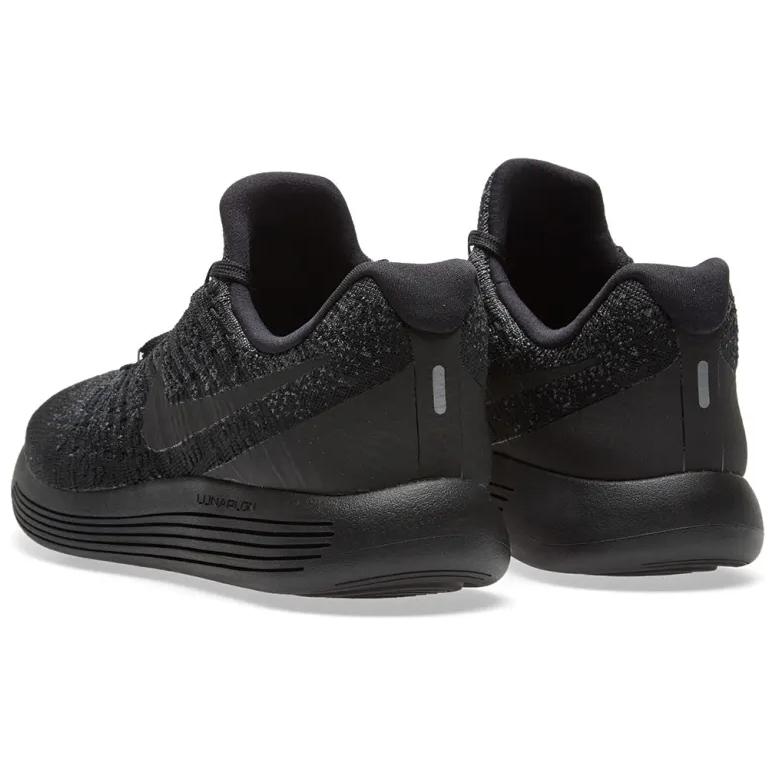 Nike Lunar Epic Low Flyknit 2 Черный Темно-серый 863779-004
