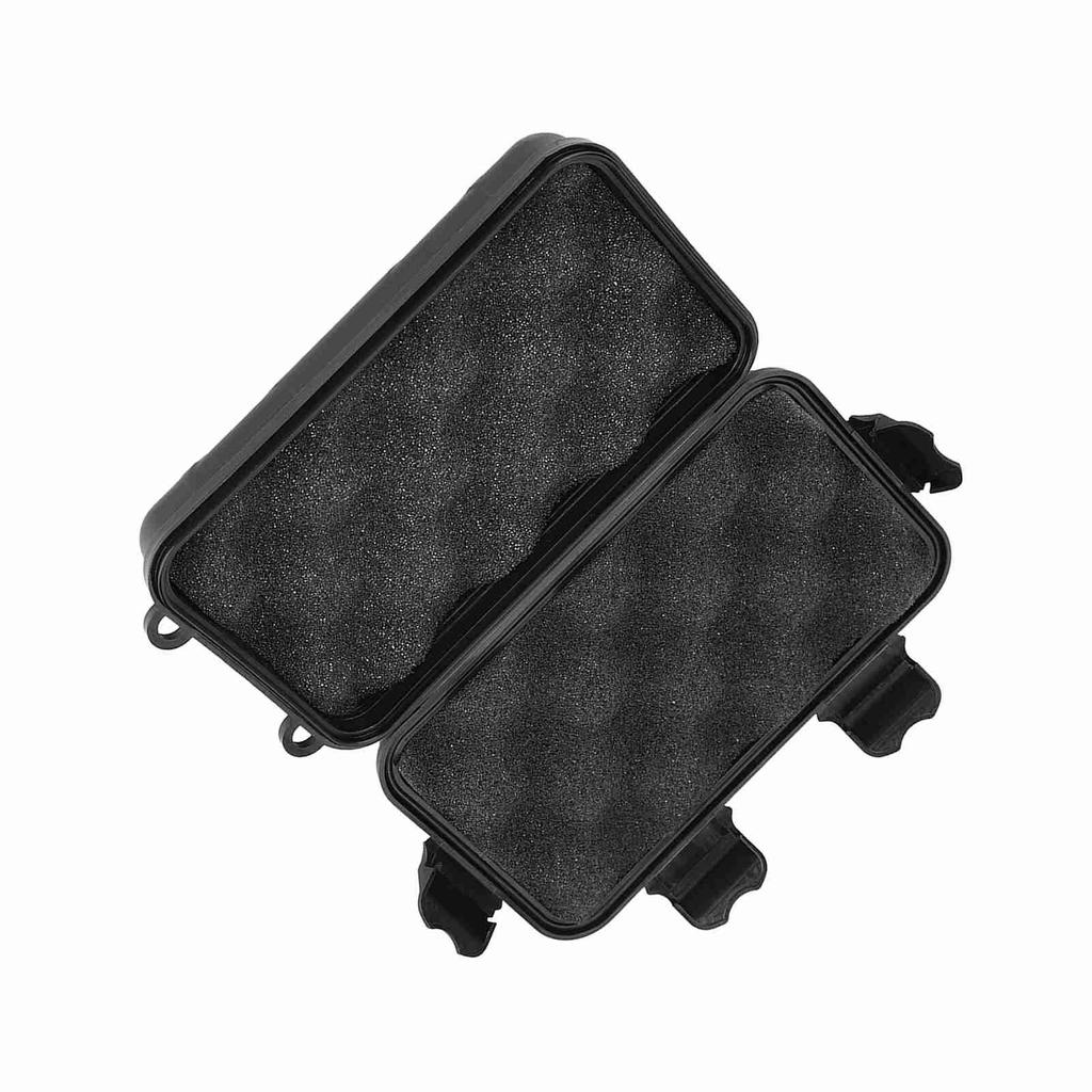 EDC Outdoor Survival Водонепроницаемый Герметичный Ящик Пылезащитный Устойчив к Давлению (Черный Маленький)