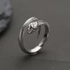 Retro Exaggerated Men's Ring, Cobra, Domineering Men's Trendy Ring Accessory