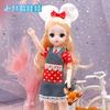 30 см 4D Blink Music Princess Dress-up Doll Girl Play House Toys Подарочная коробка с игрушками