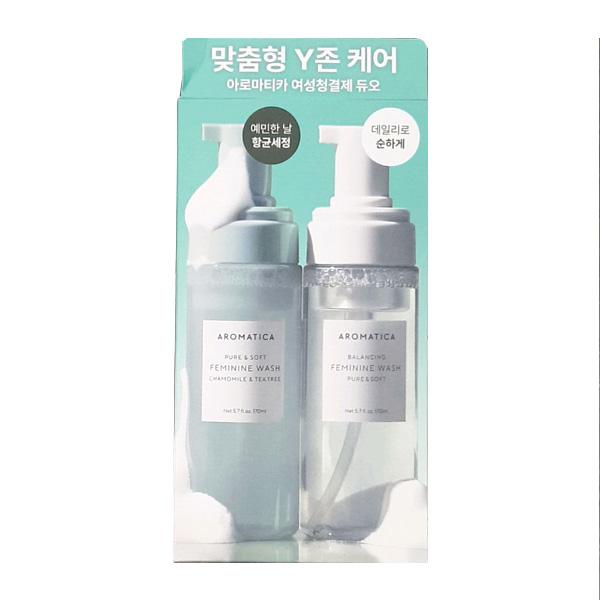 Aromatica Pure & Soft Женский очищающий дуэт 170 мл x 2 шт.
