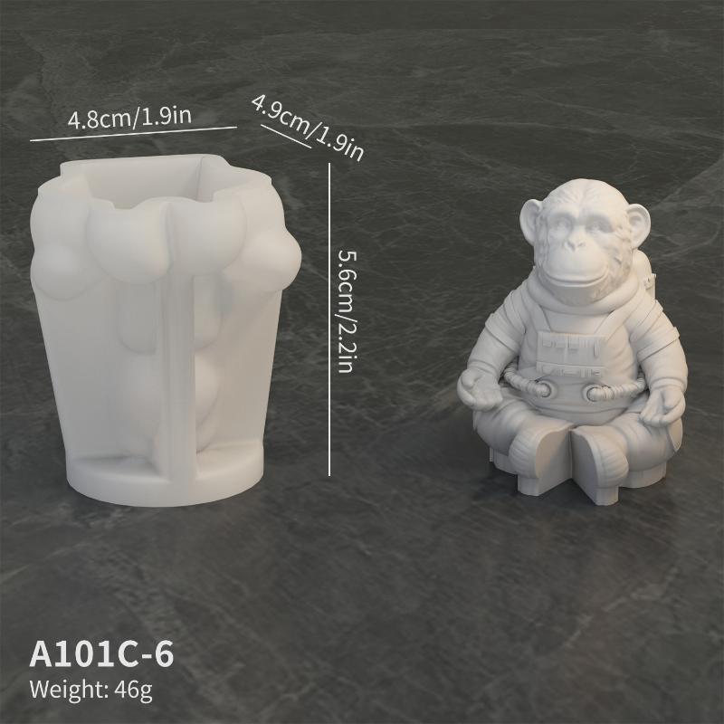3D Космический Астронавт Силиконовые Формы для Свечей Мягкие Легко Извлекаются Ручная Работа Космическая Тема Гипсовые Поделки Форма для Смолы Цемента