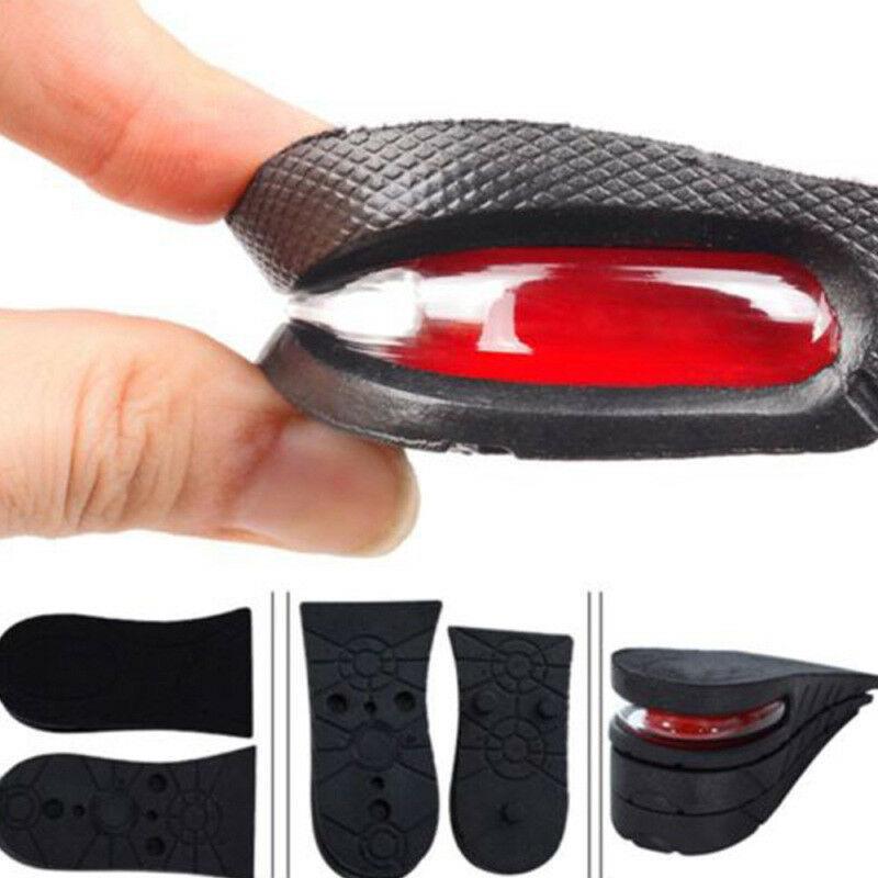 3-9 Cm Height Increase Insole Cushion Height Adjustable Cut Shoe Heel Insert Taller Women Men Insole