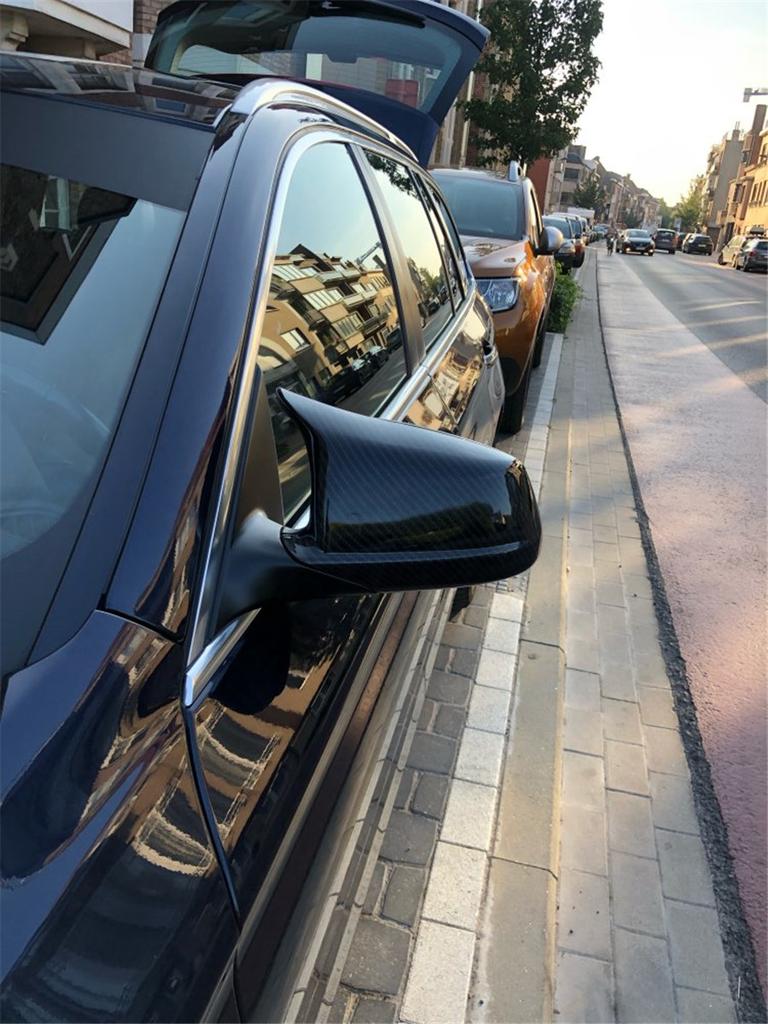 Крышка бокового зеркала заднего вида под карбон для BMW 5 серии F10/F11/F18 до рестайлинга 2011-2013