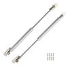Motoforti Универсальный подъемный механизм для крышки шкафа, газовые пружины, 12"/285мм, 7lb/30N/3кг, серебристый тон, комплект из 2 штук