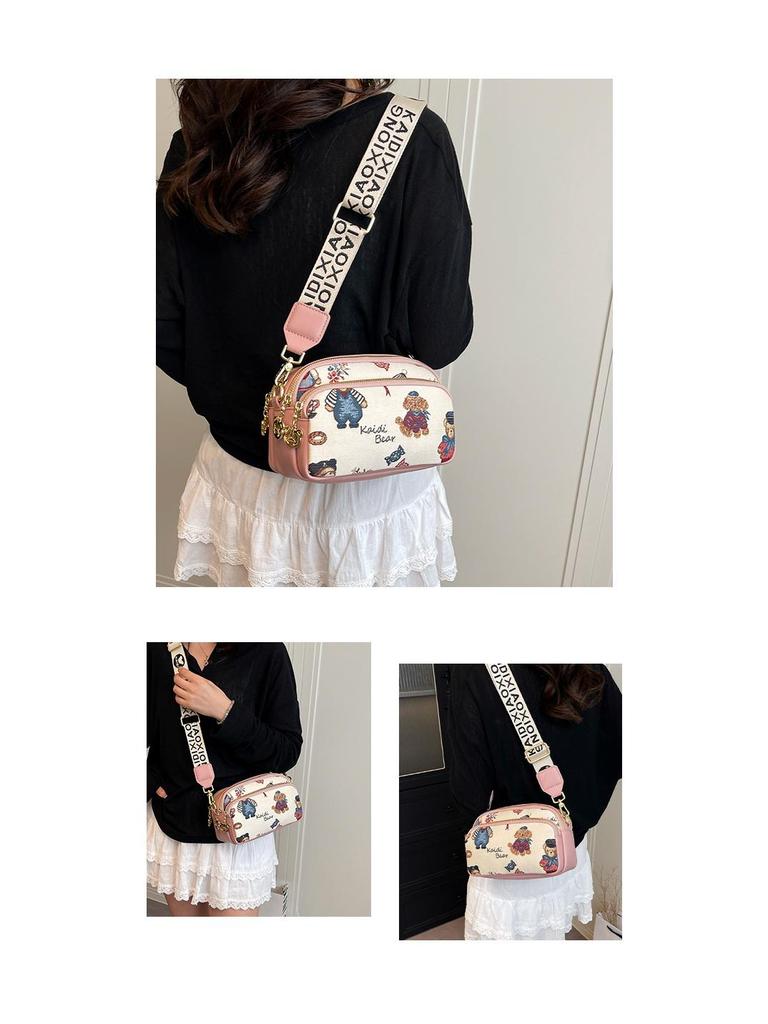 Hello Kitty Women's Crossbody Bag - New Cute Bear Camera Design